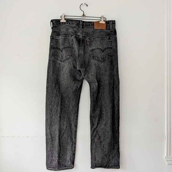 Levi's Men's 551Z Black Straight Jeans ~ Size 32x30 - Picture 7 of 14